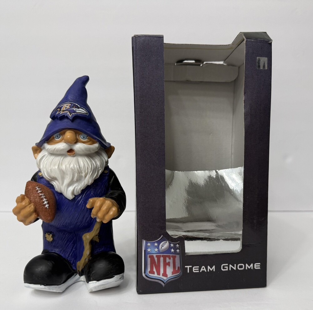 Baltimore Ravens Forever Collectibles Garden Gnome Football 8" Tall‎ NFL New